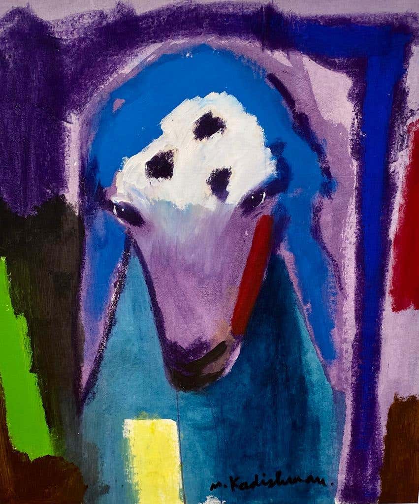 Purple sheep
