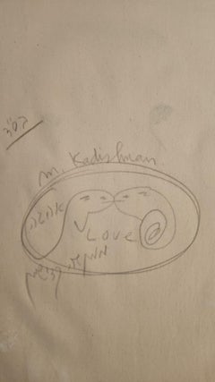 Pittura simbolista con testa di pecora, Acrilico su tela, 80x60 cm