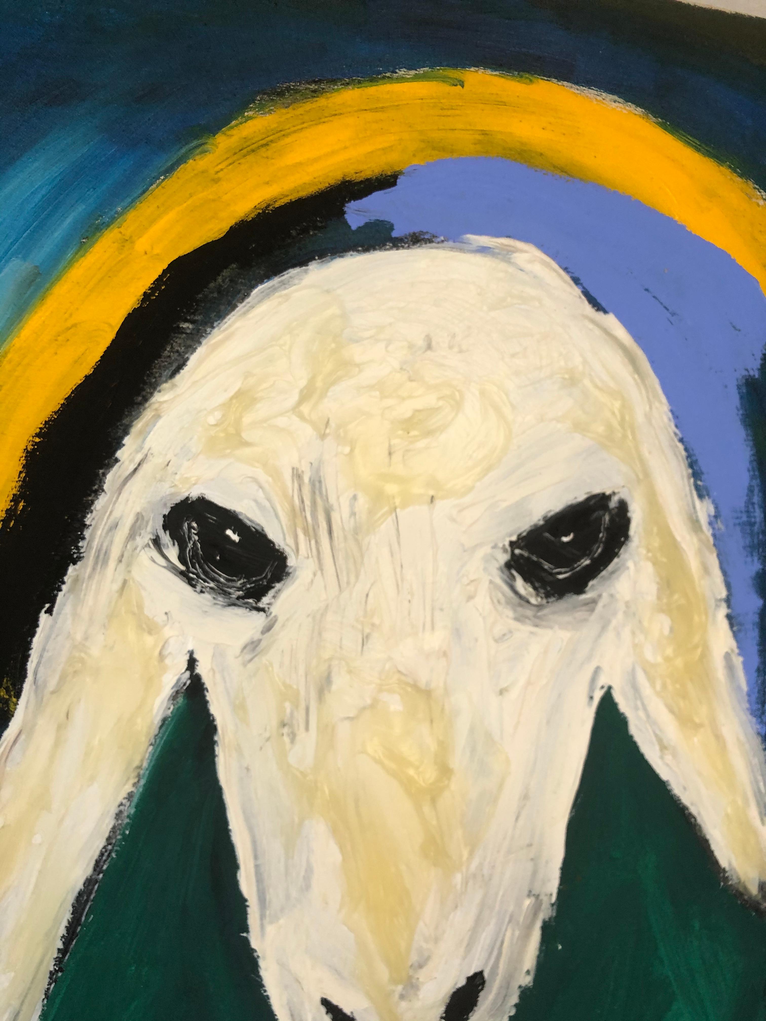 Sheep's Head by Menashe Kadishman 6