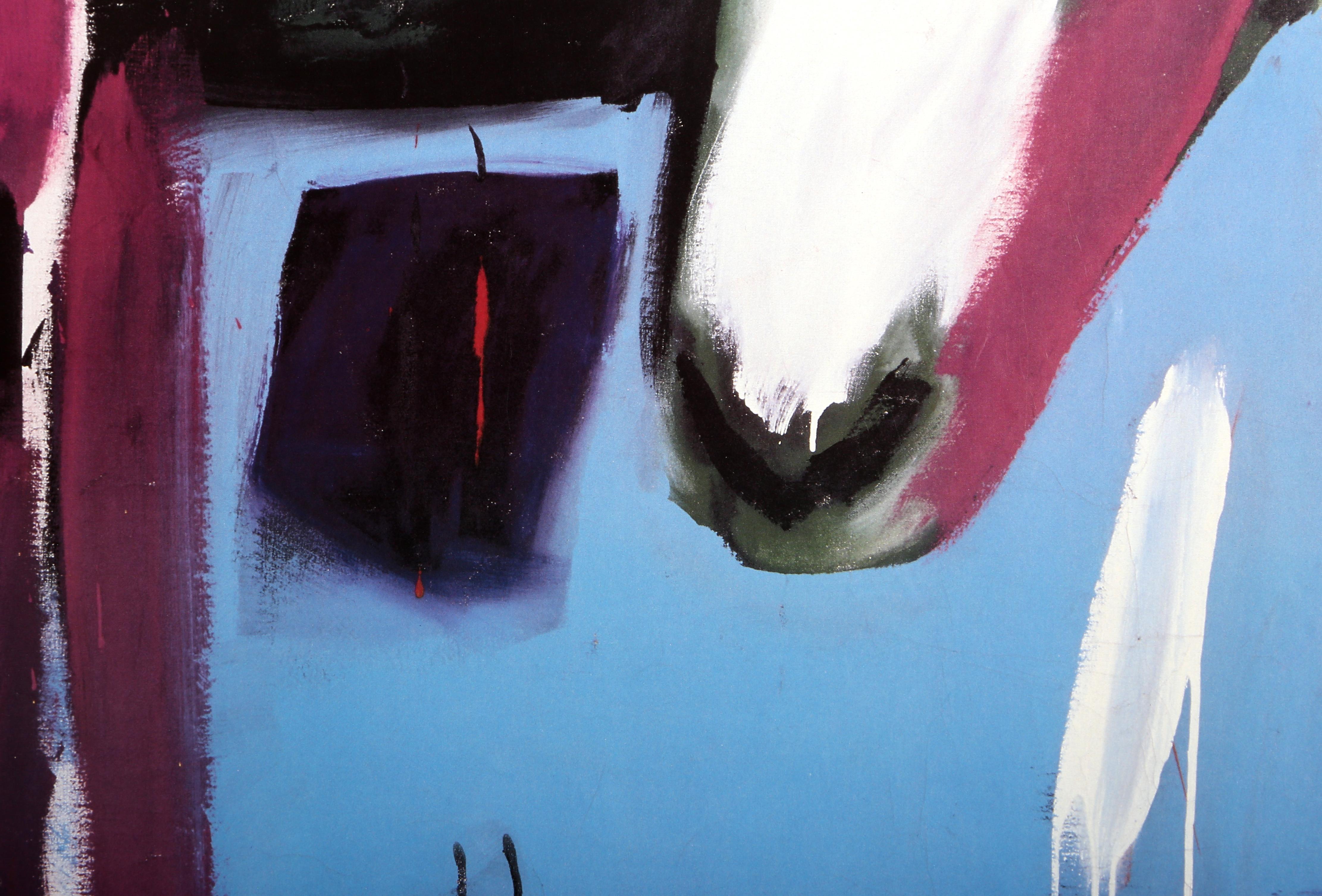 De Beyerd Breda, 1986 Modern Poster by Menashe Kadishman For Sale 2