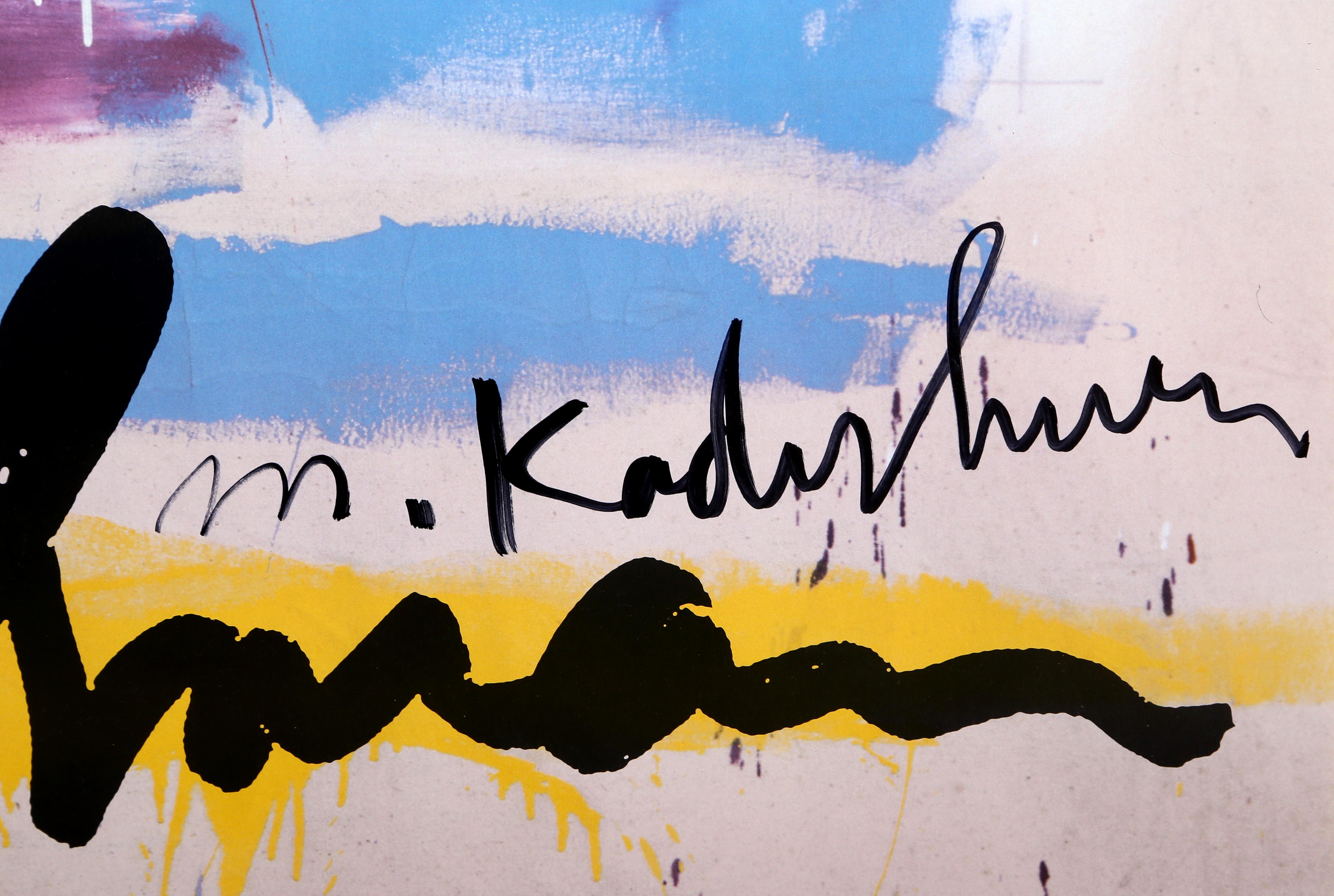 De Beyerd Breda, 1986 Modern Poster by Menashe Kadishman For Sale 3