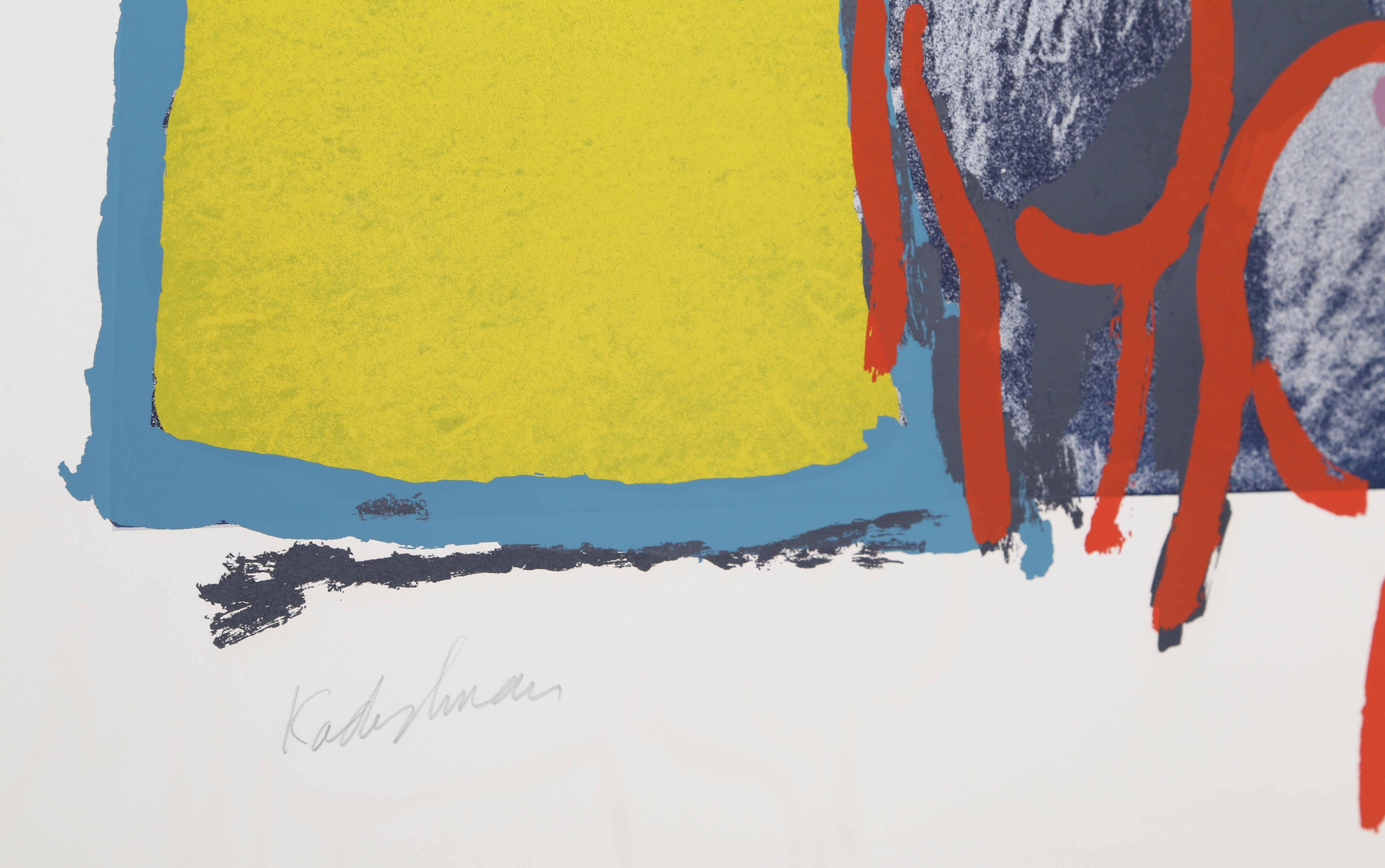 Artist:  Menashe Kadishman, Israeli (1932 - 2015)
Title:	Sheep Portfolio 1
Year:	1981
Medium: Serigraph and Etching, signed in pencil
Edition: 65, AP 5
Size: 33.5 x 31 in. (85.09 x 78.74 cm)
