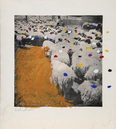 Sheep 3, by Menashe Kadishman