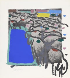 Sheep 5, by Menashe Kadishman