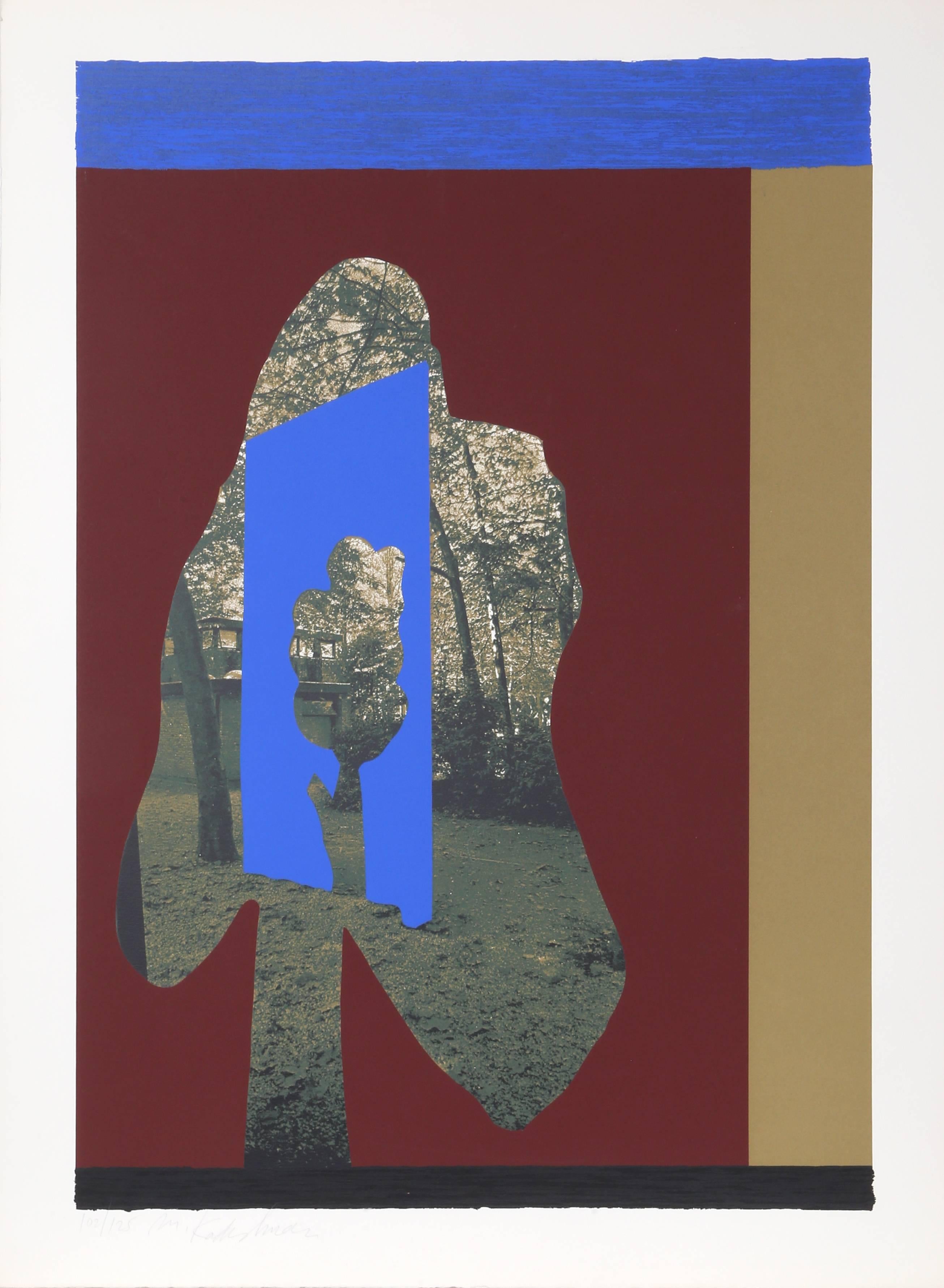 Artist:  Menashe Kadishman, Israeli (1932 - 2015)
Title:   Tree in Tree
Year:  1979
Medium:  Serigraph, signed and numbered in pencil
Edition:  125
Size:  41  x 30 in. (104.14  x 76.2 cm)