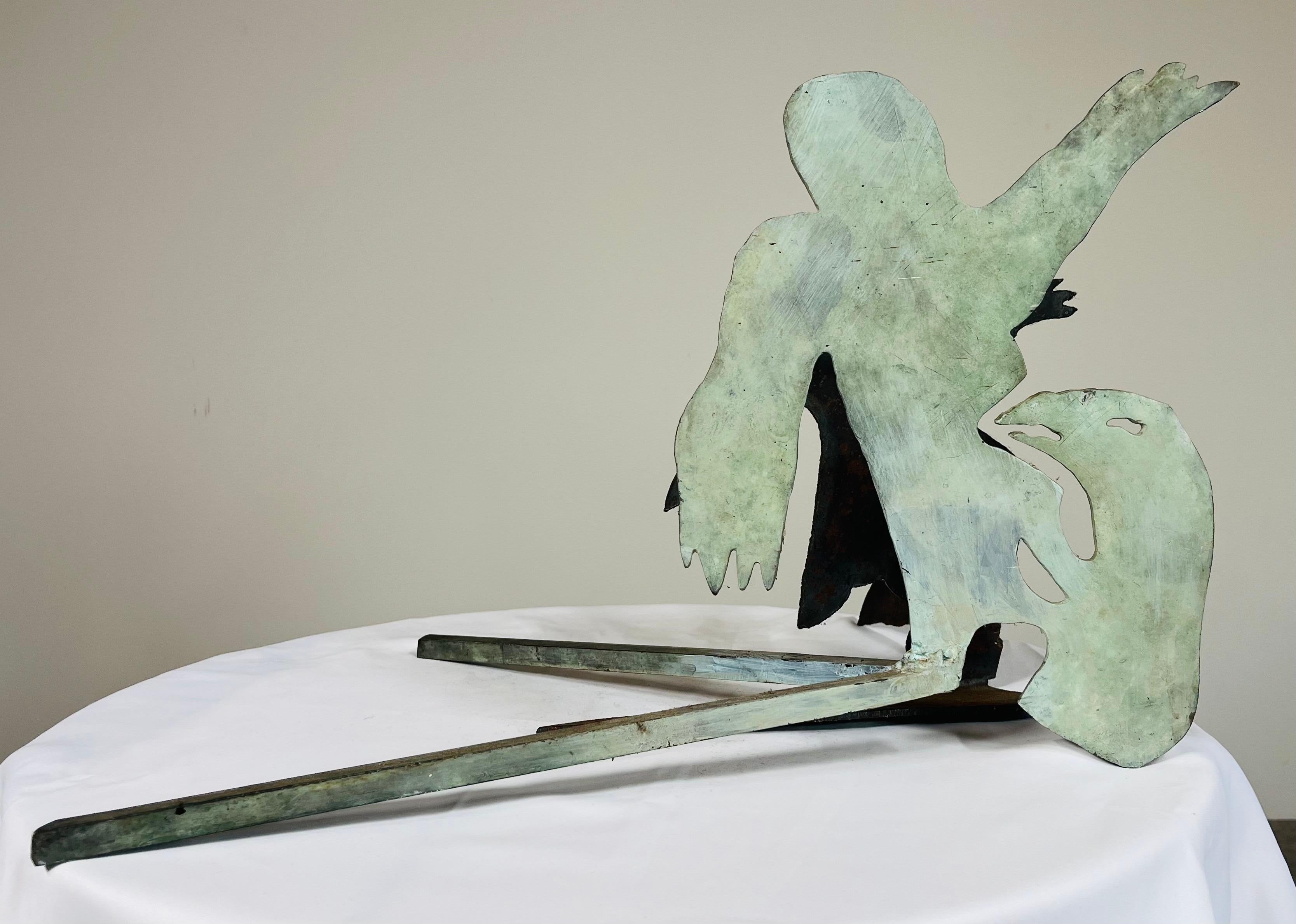 Menashe Kadishman Prototyp Künstler Proof Fackelschliff Stahlskulptur Paar (Geschweißt) im Angebot