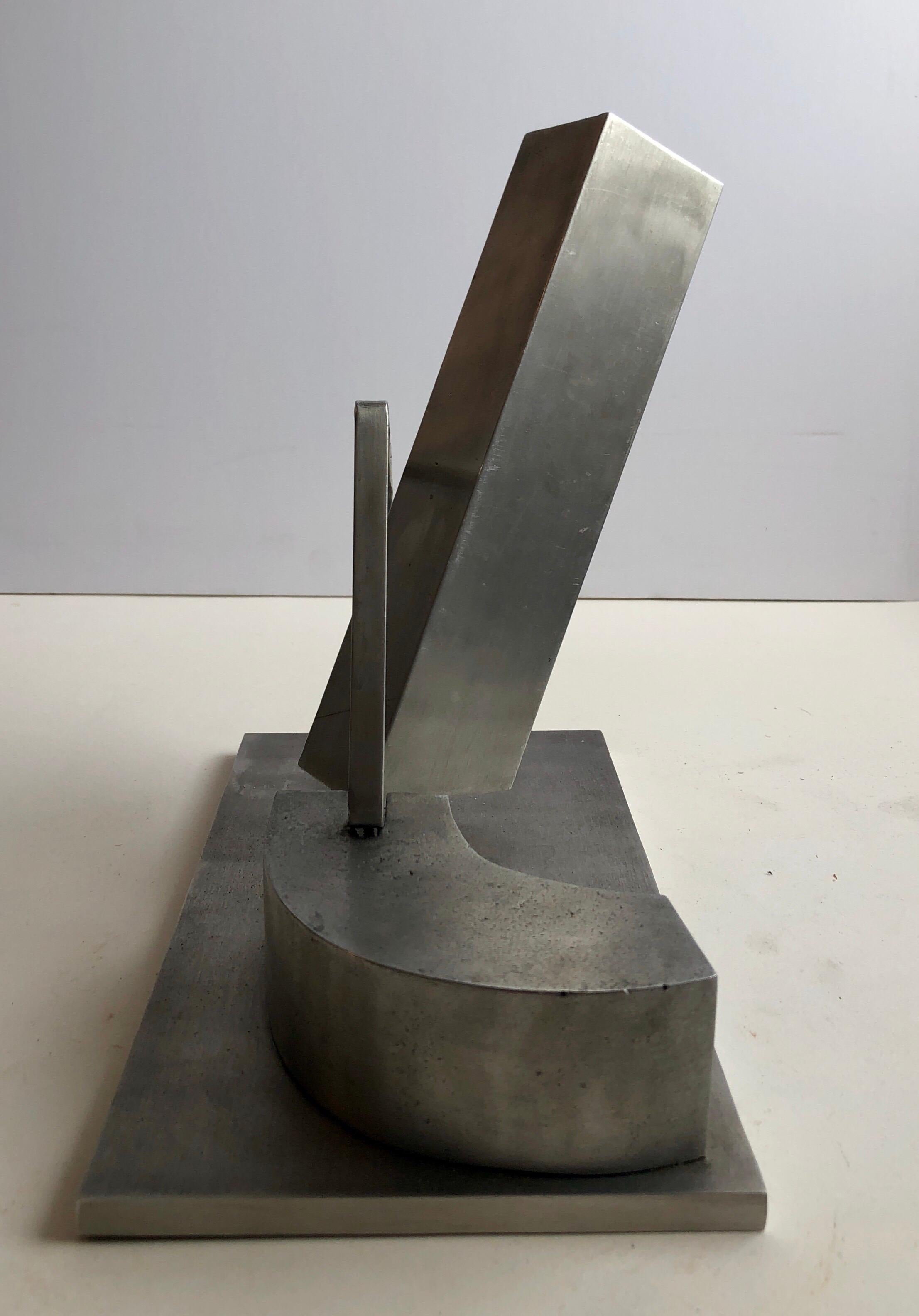 1969 Israeli Abstract Sculpture Stainless Steel Menashe Kadishman Suspension 2