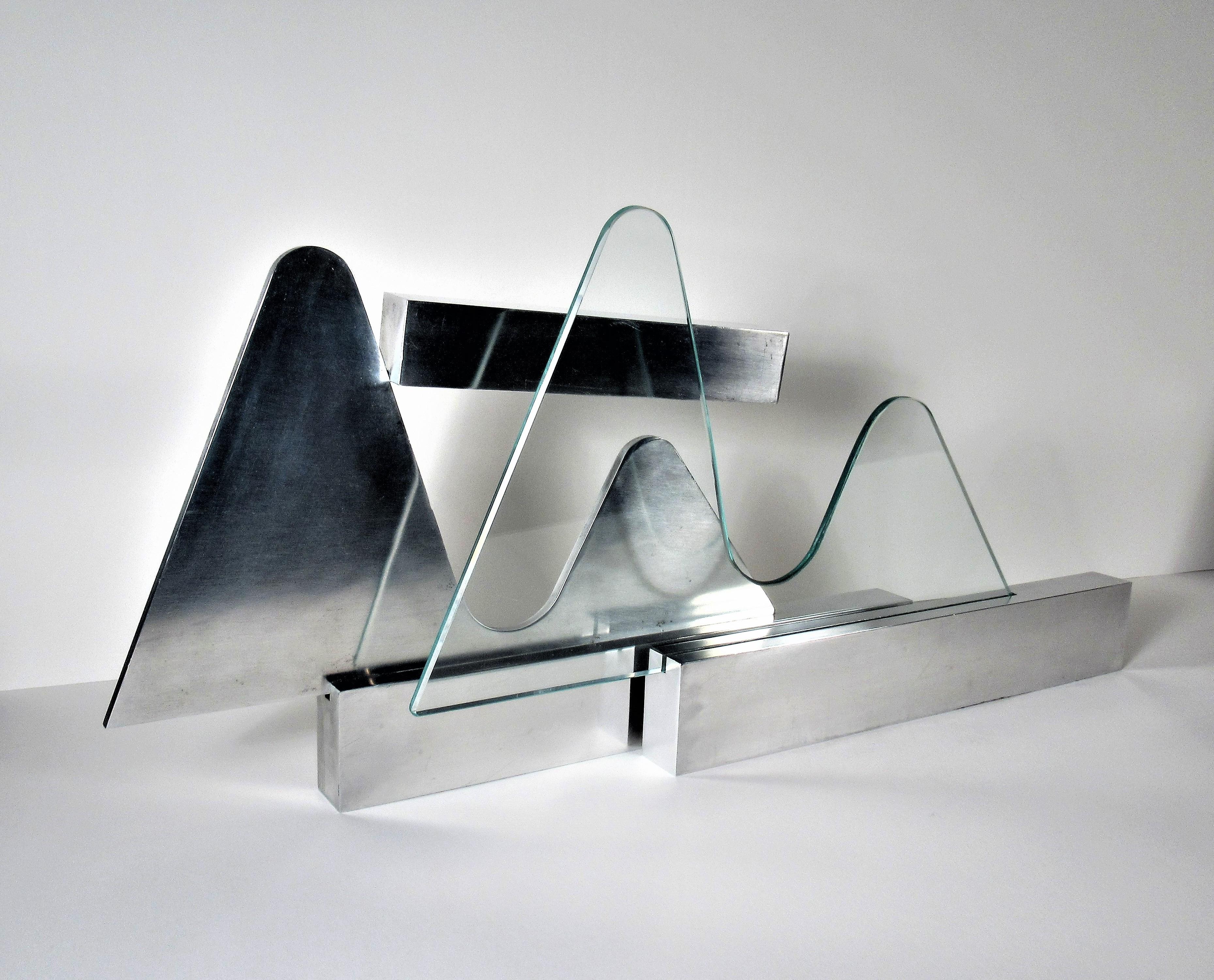 Menashe Kadishman Abstract Sculpture - Wave