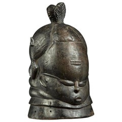 Masque de casque pour femmes de la société Bundu Sande, Sierra Leone, Afrique
