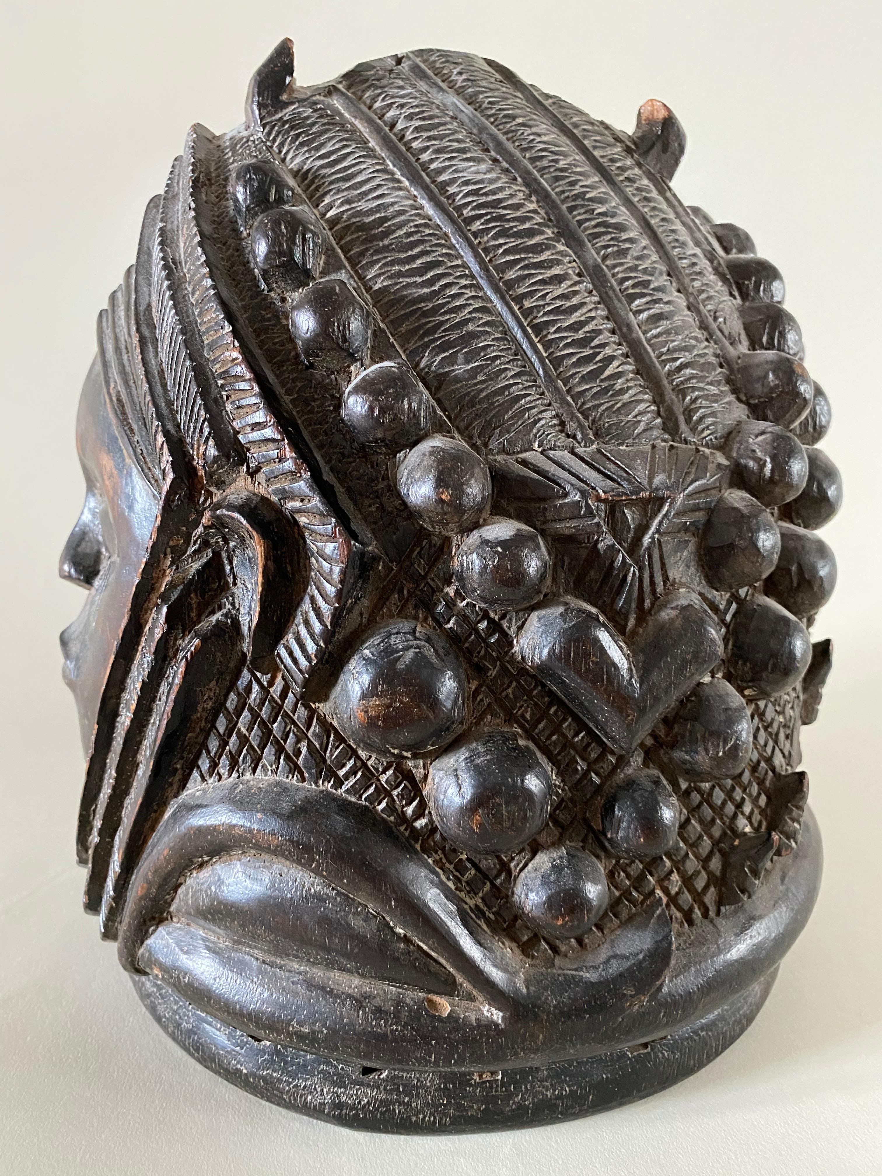 Tribal Mende Helmet Mask