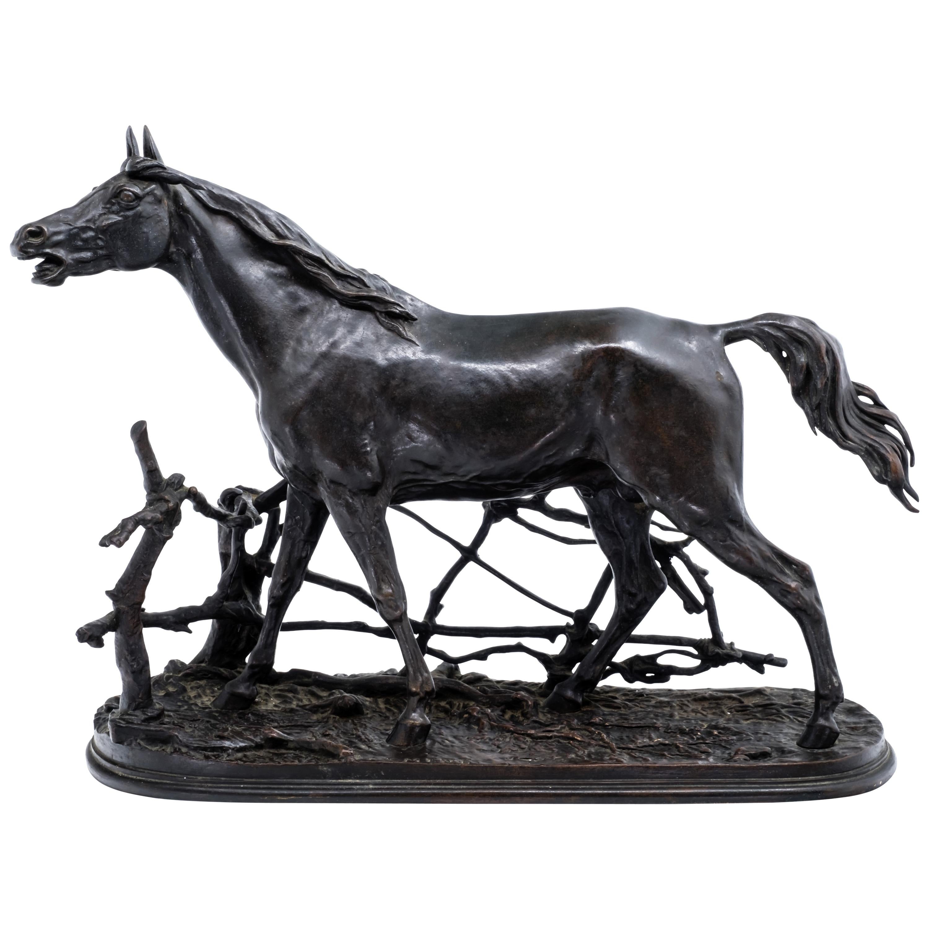 Mene, Bronze Figure of a Horse, French Late 19th Century
