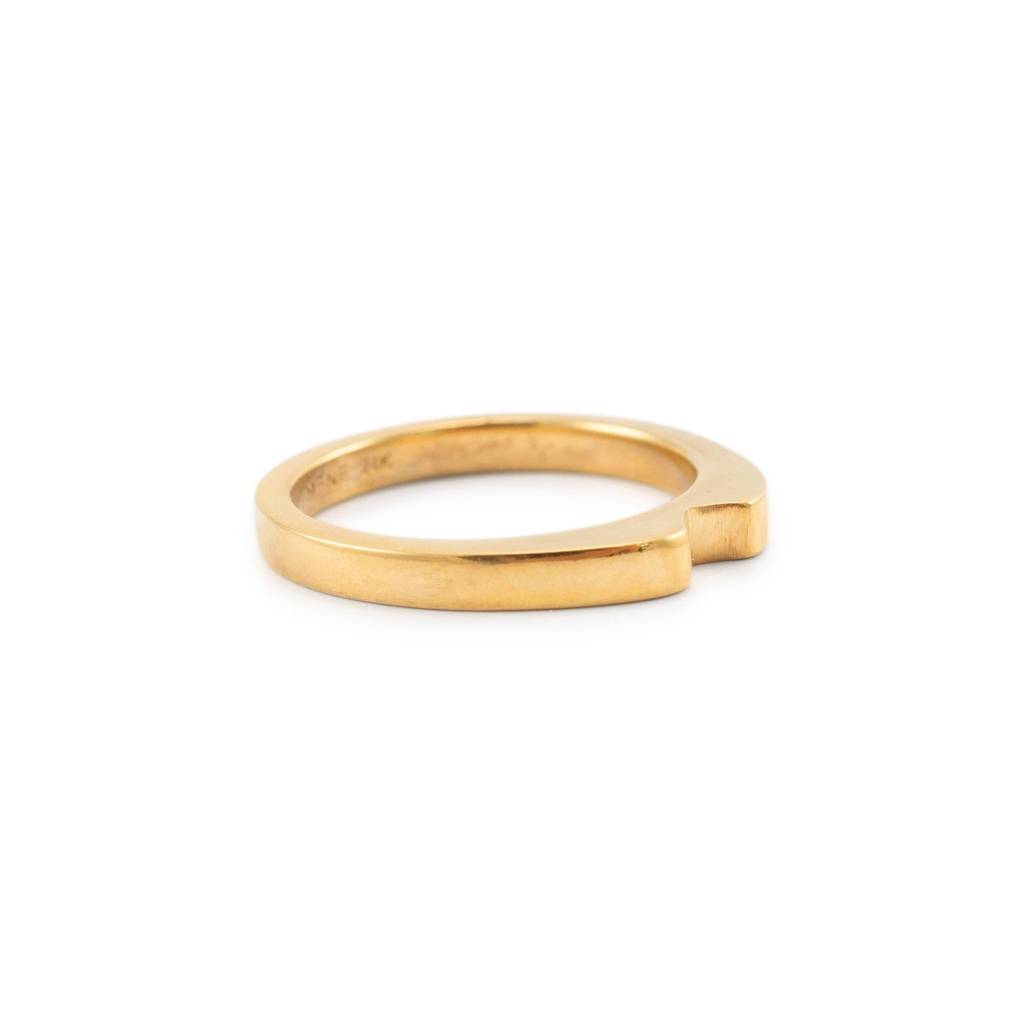 Mene His & Hers 24K Gelbgold Herzliebhaber-Ring Set 6