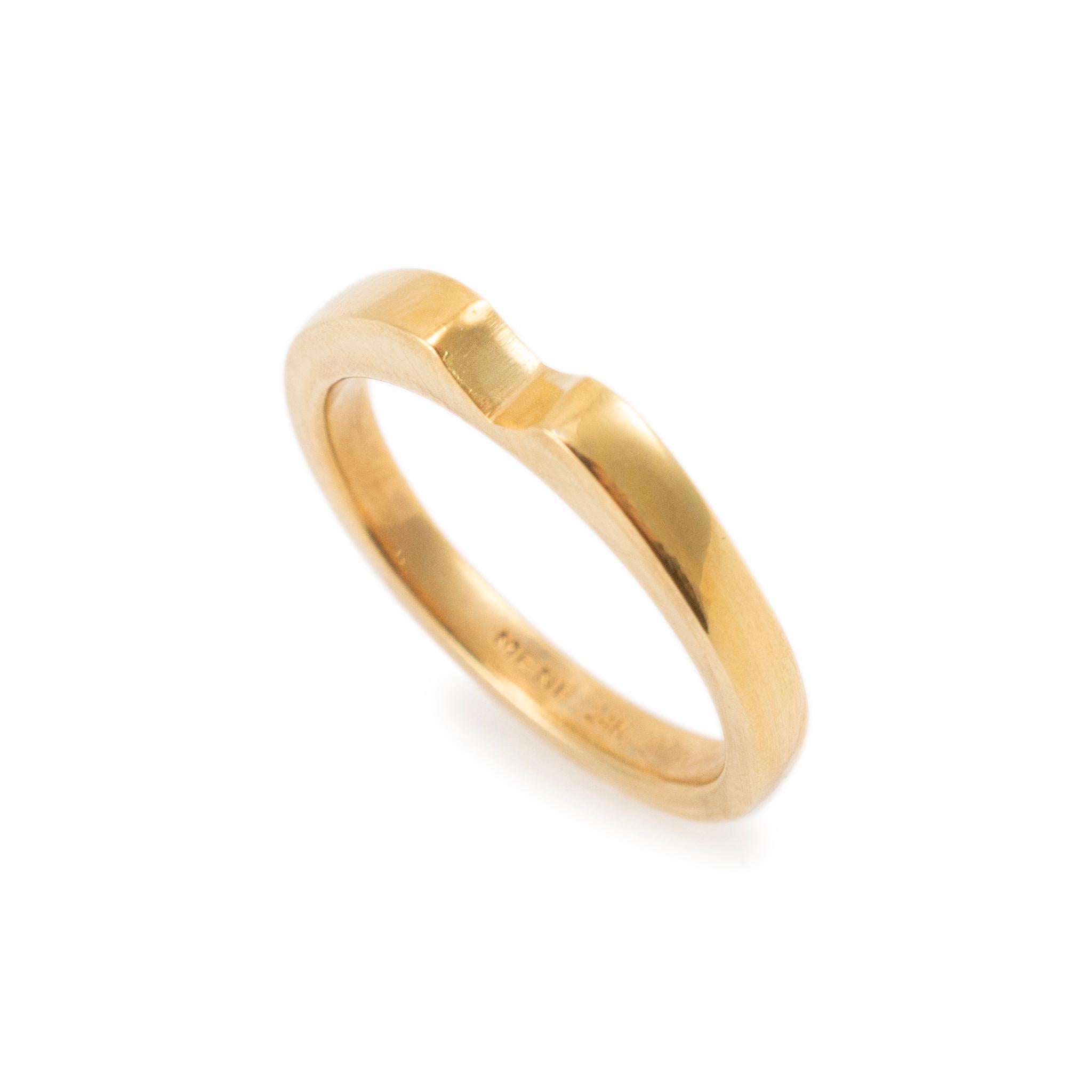 Mene His & Hers 24K Gelbgold Herzliebhaber-Ring Set 8