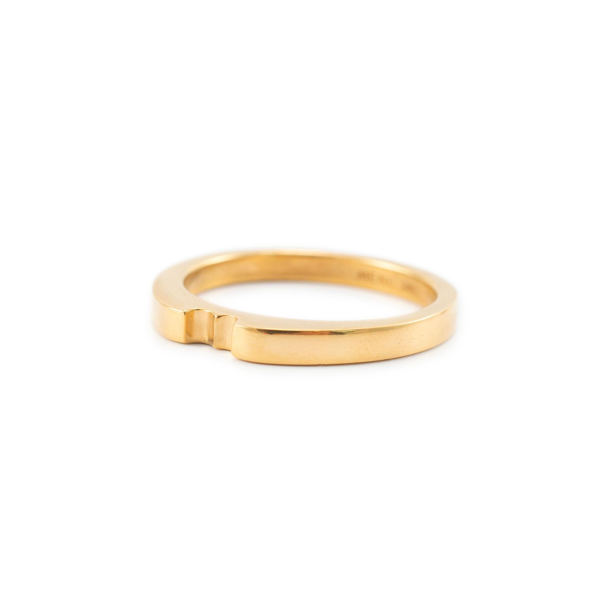 Mene His & Hers 24K Gelbgold Herzliebhaber-Ring Set für Damen oder Herren