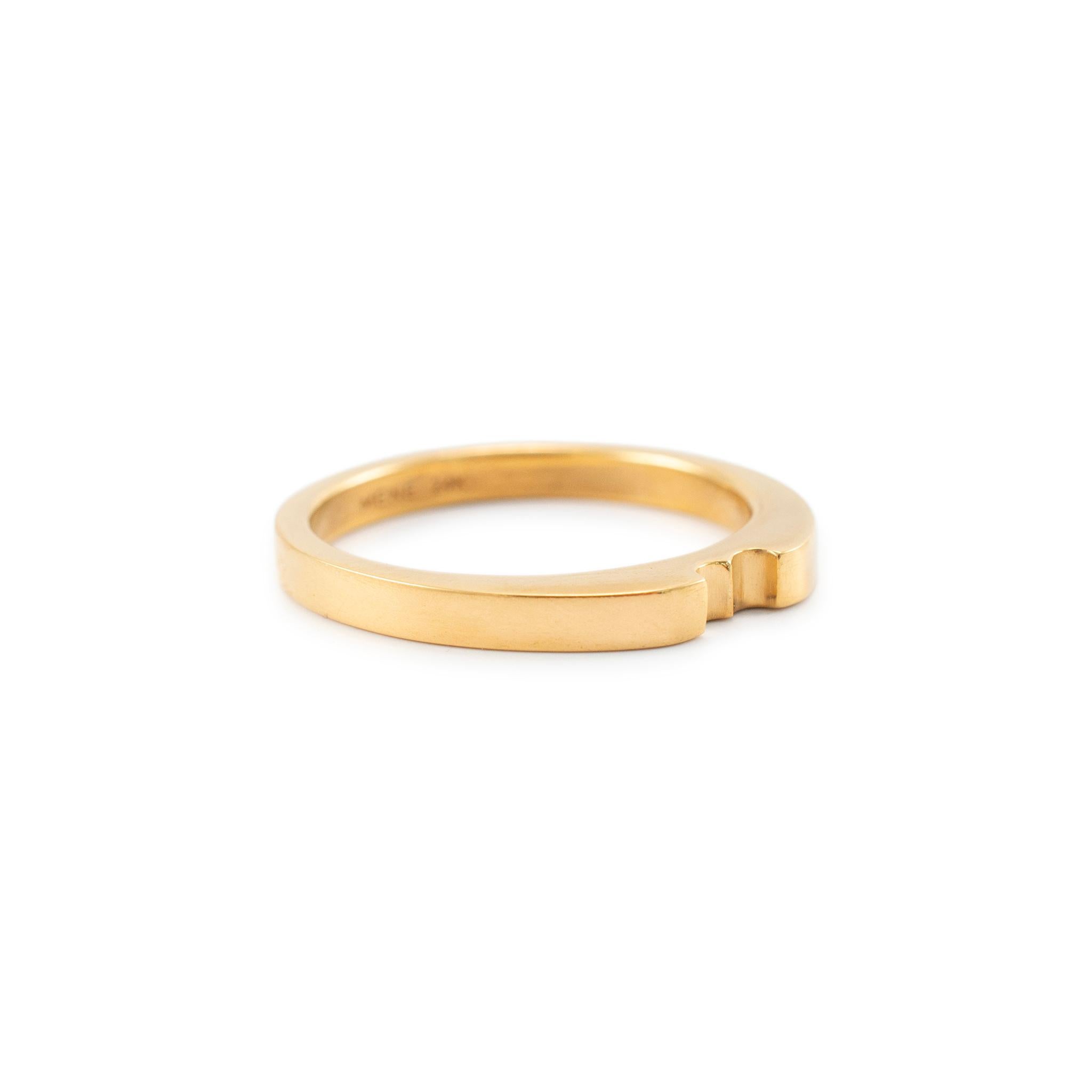 Mene His & Hers 24K Gelbgold Herzliebhaber-Ring Set 1
