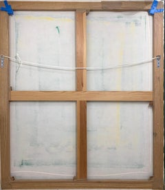 Mulher Verde, Cubist Oil Painting by Menelaw Sete