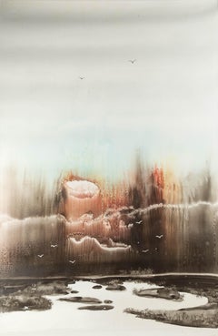 Mengzhou Liu Landscape Original Mixed Media "Earth Breath II"