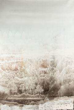 Mengzhou Liu Landscape Original Mixed Media "Earth Breath III"