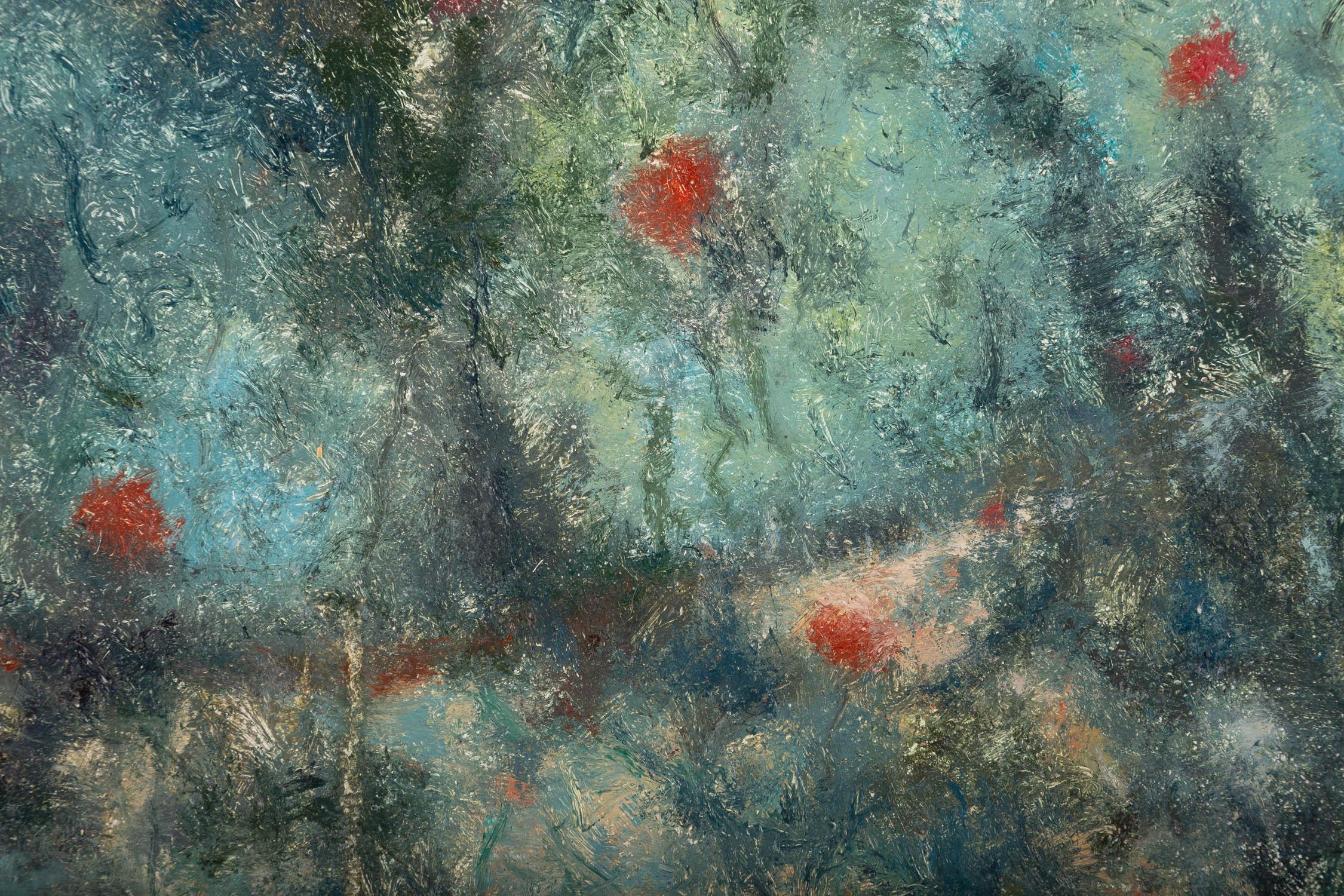 Mengzhou Liu Landscape Original Oil On Canvas 