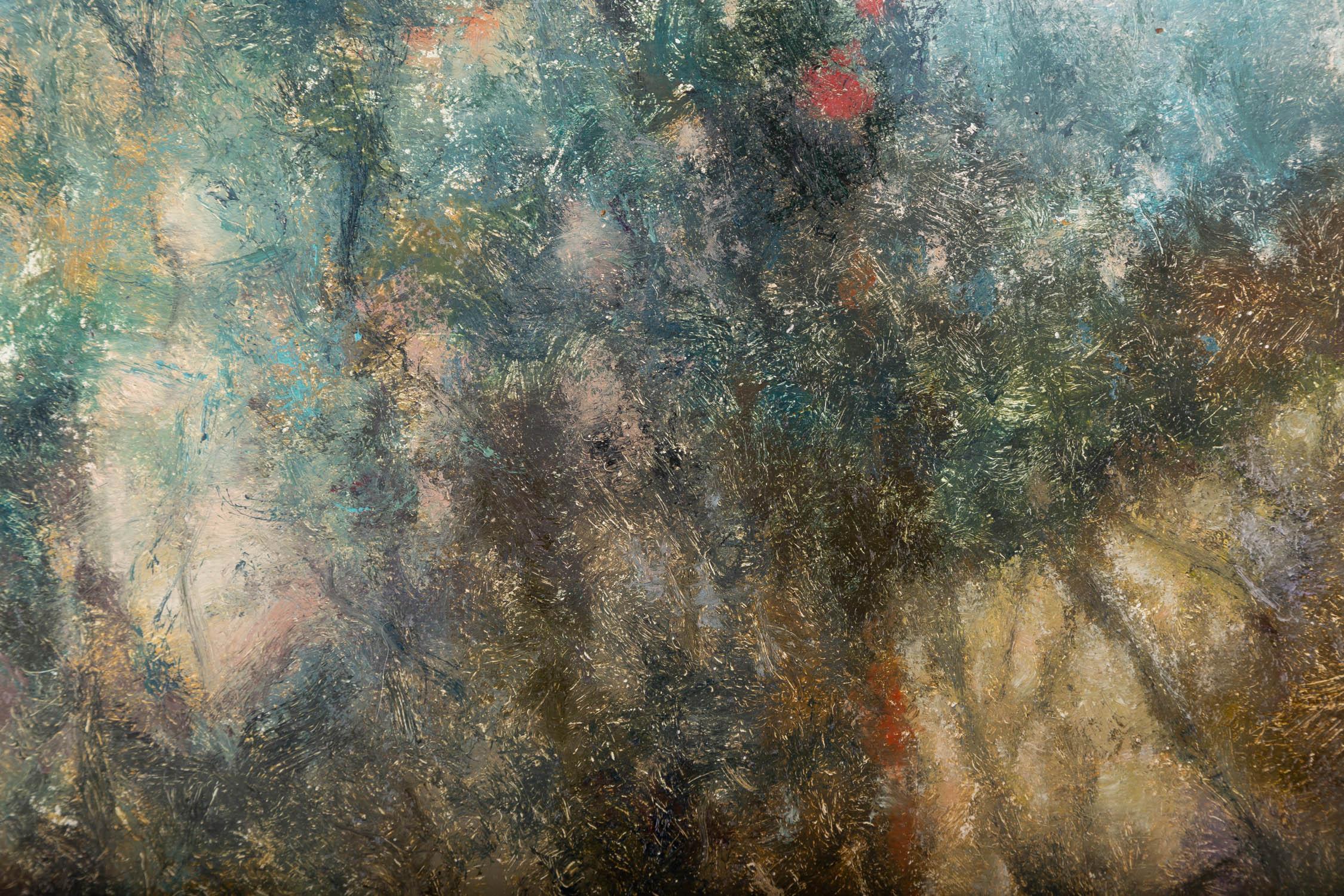 Mengzhou Liu Landscape Original Oil On Canvas 