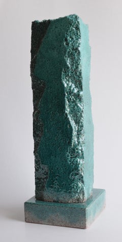 Menhir 1 - pietra vulcanica smaltata-made in Italy