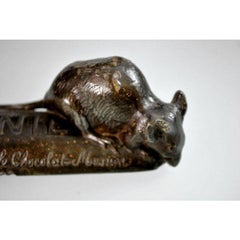 Menier Chocolate 1950s Advertising Spelter