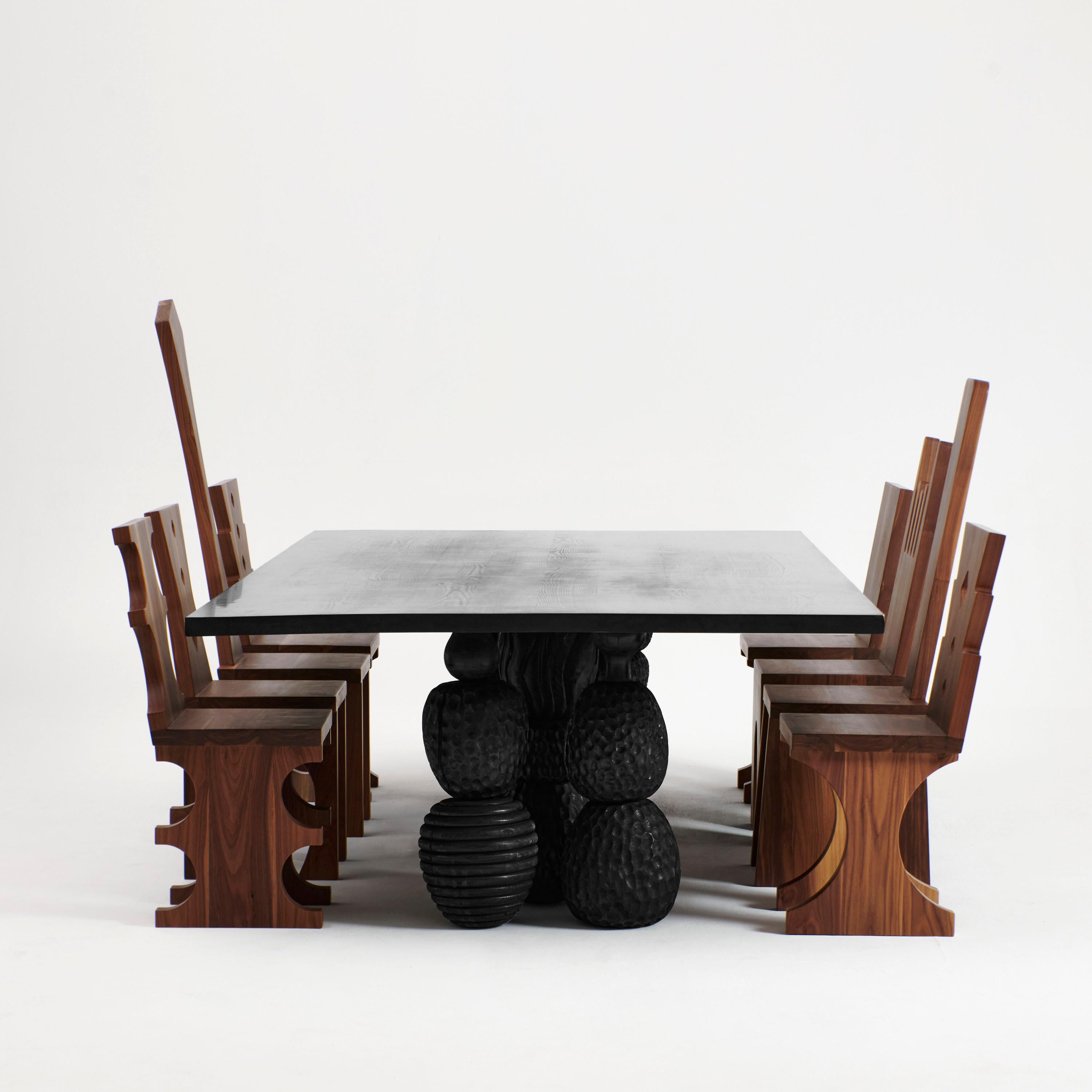 Châtaignier Table à manger Menina en vente