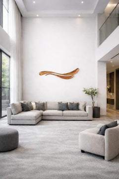 Meninos – Large Contemporary Brazilian Wood Wall Sculpture by Leonardo Bueno