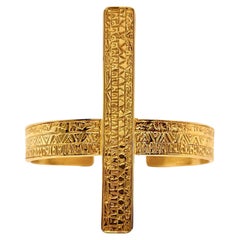 Menkaura Bracelet in 14k Yellow Gold: Ancient Symbolic Elegance
