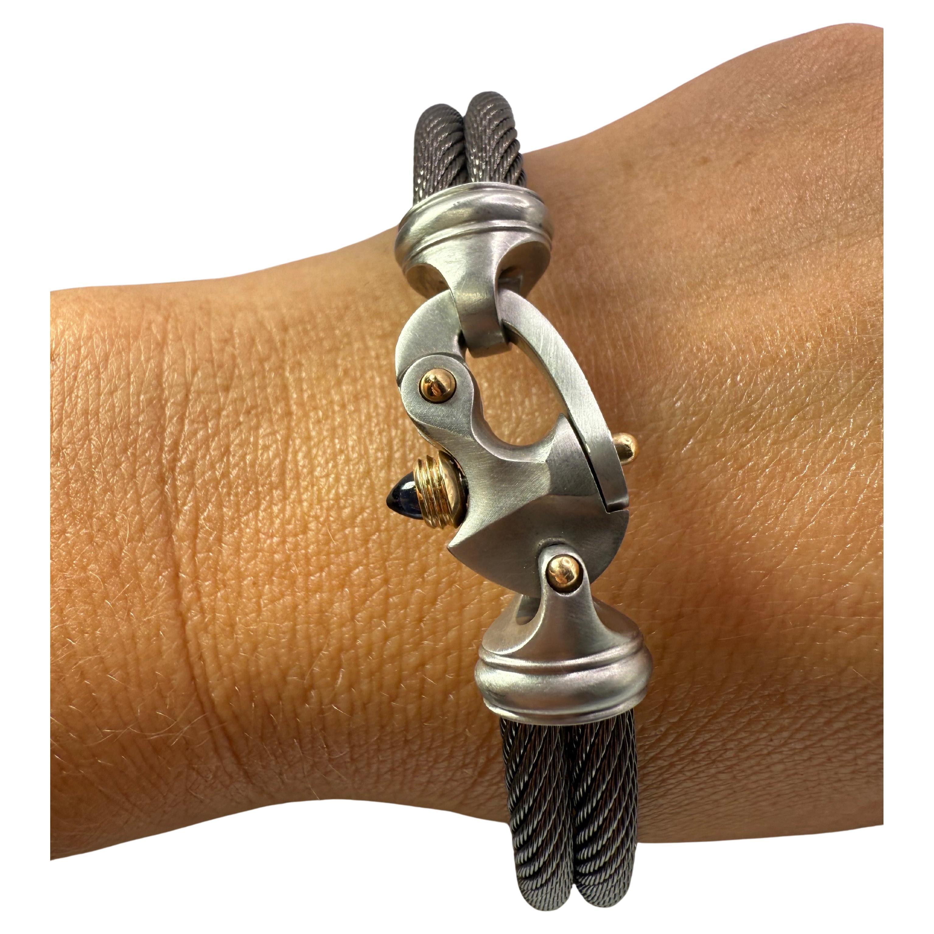Bracelet homme élégant Bracelet style Marin or 14KT en vente