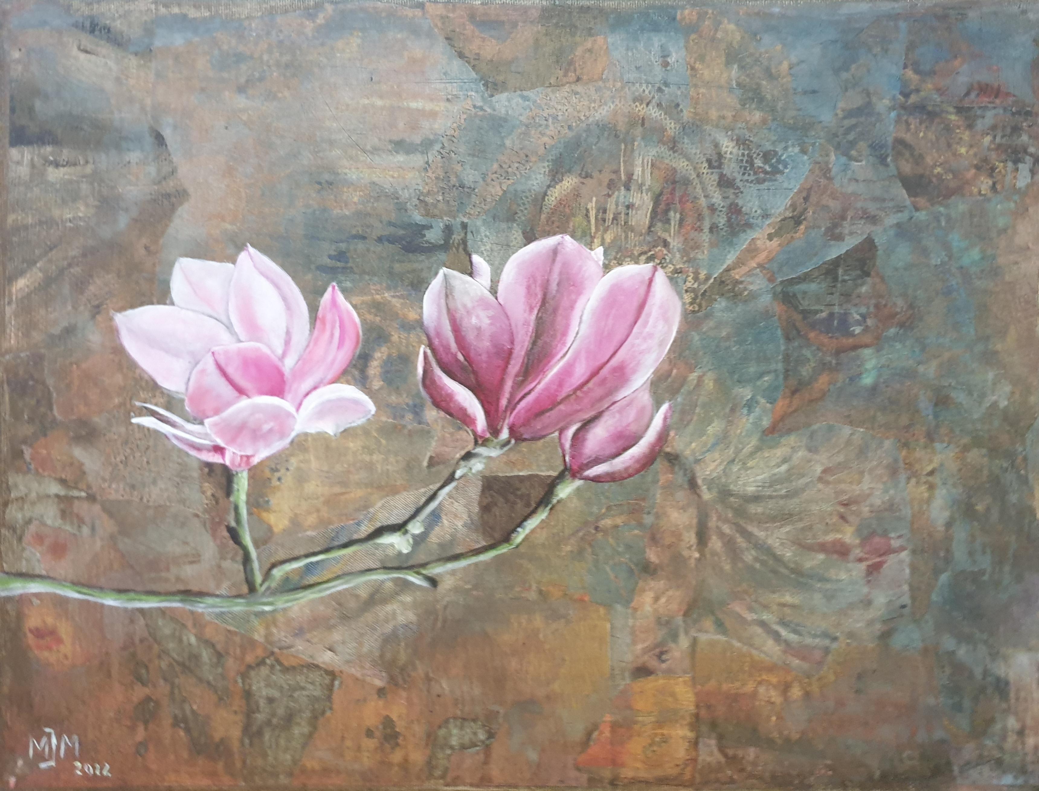 paintings of magnolia flowers
