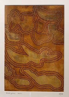 Contemporary Aboriginal Inspired Abstract.