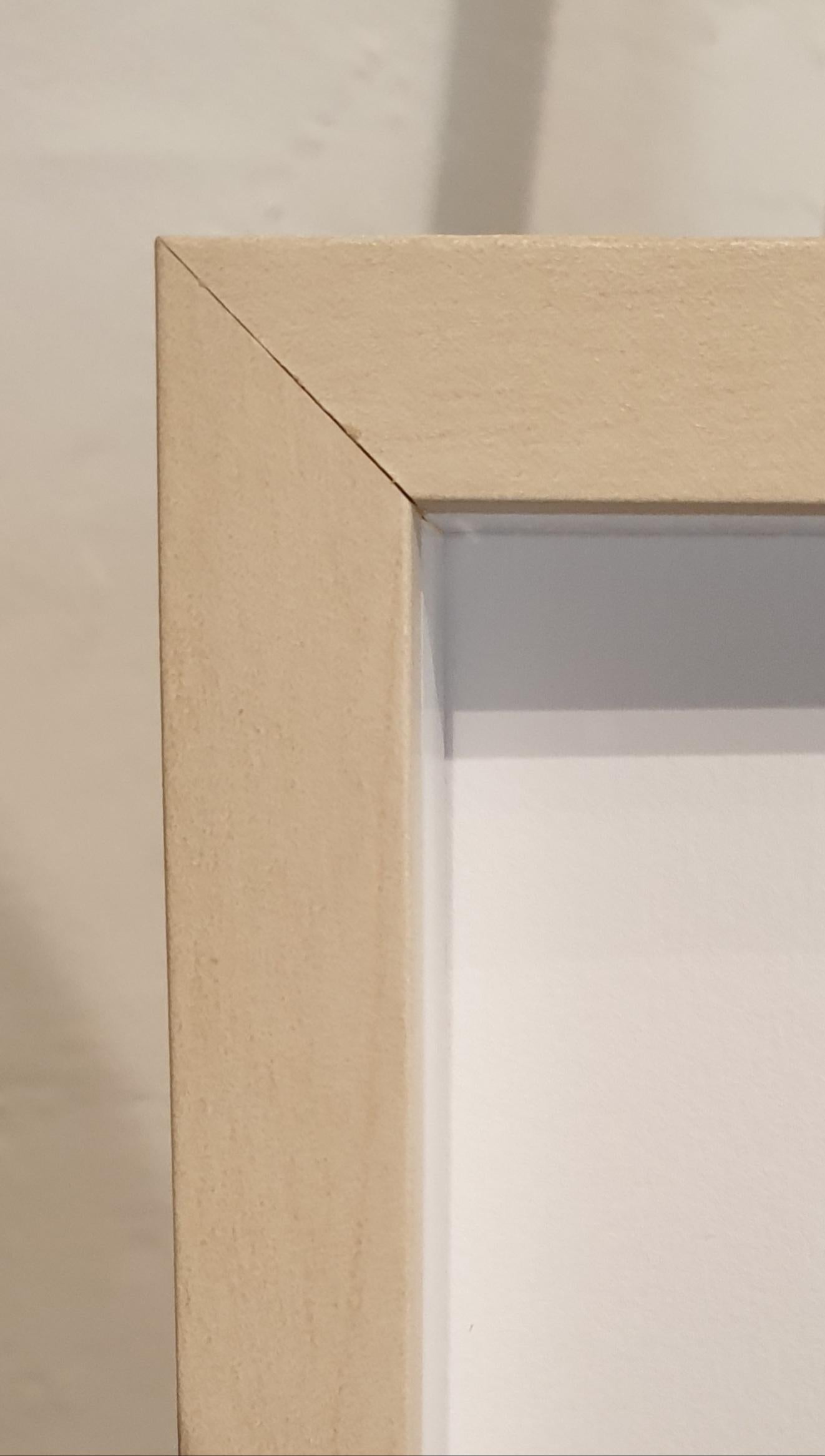Astratto contemporaneo di ispirazione aborigena. Acrilico su lino su cartoncino. in vendita 3