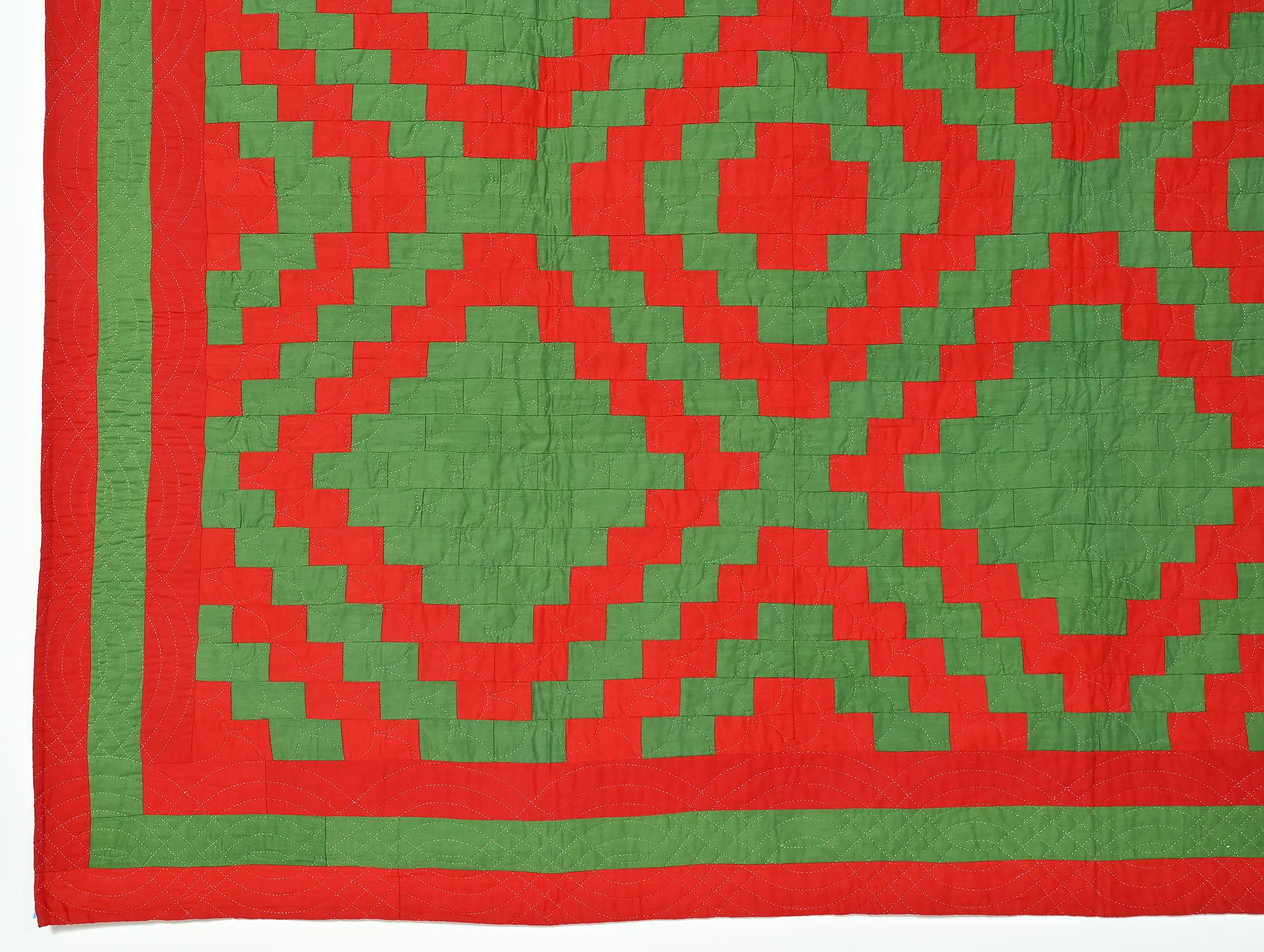 Patchwork Mennonite Original Pattern Quilt For Sale
