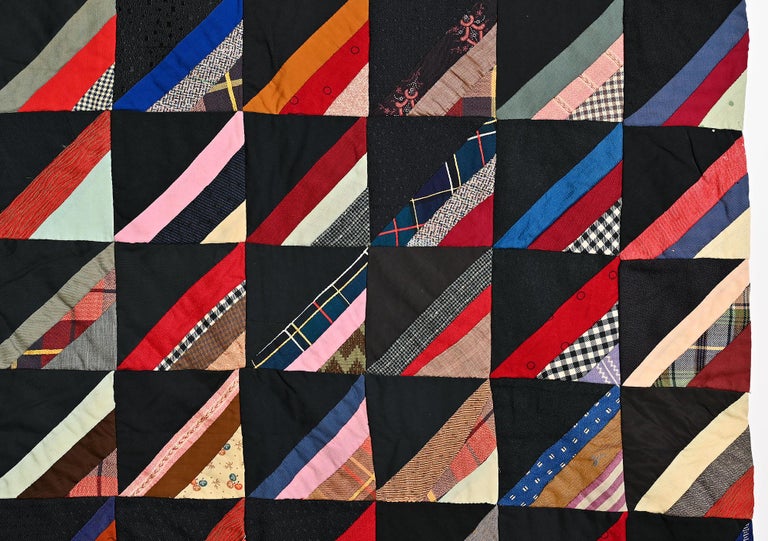 Mennonite Roman Stripe Quilt For Sale at 1stDibs