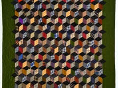 Mennonite Tumbling Blocks Quilt
