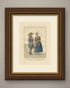 Mennonites of Kampereiland on the Way to Meeting, Dutch Costume, circa 1820