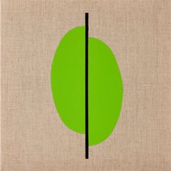 Ellipse, Acrylic on natural linen