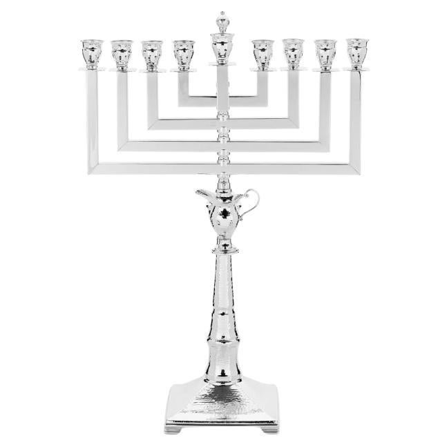 Menorah – Modell Vera Collection, 9-flammig – Sterling Silber 925
