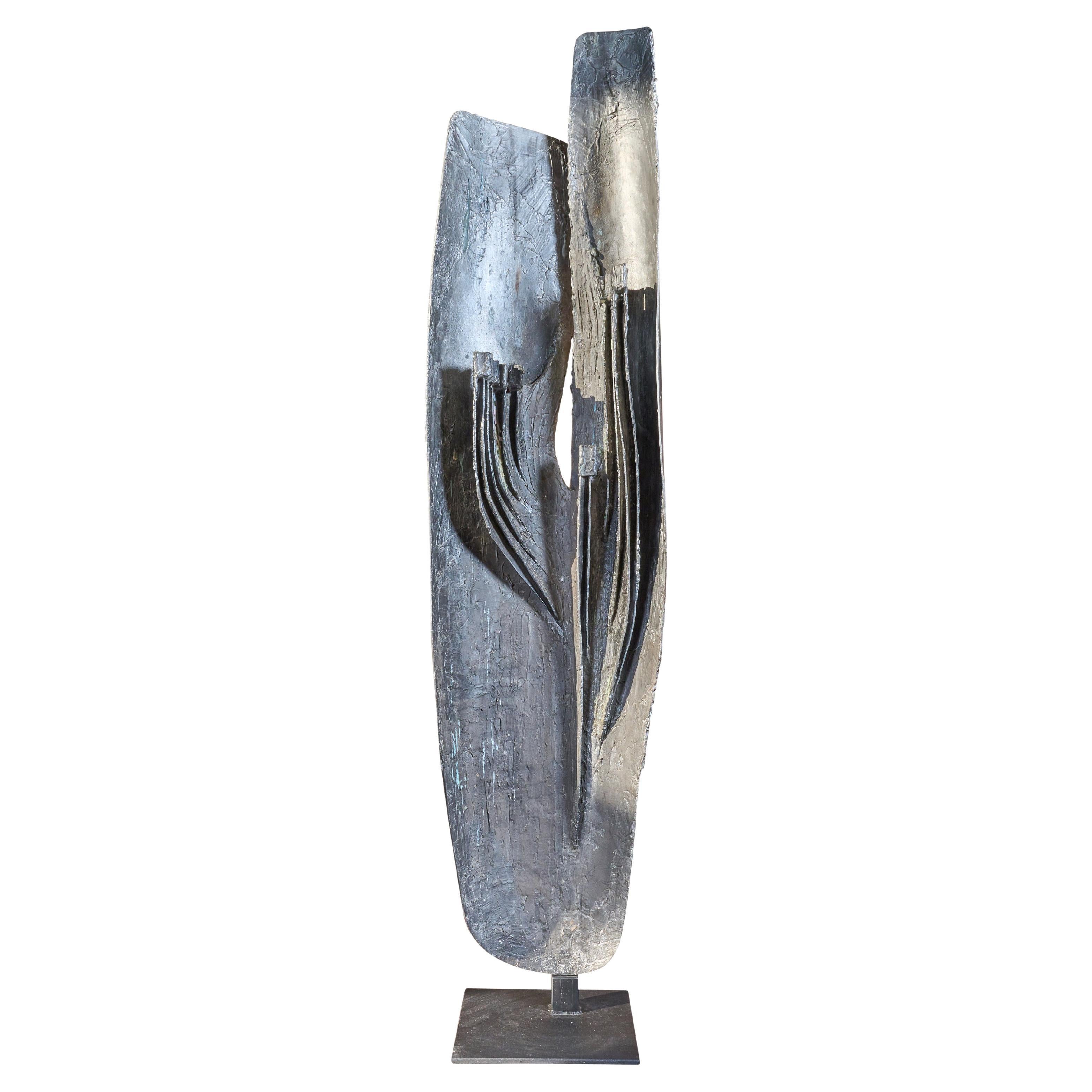 Menorah Sculpture by Gunther Aron For Sale
