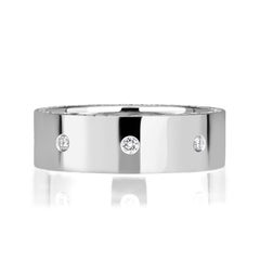 Men
s 1.00ct Diamond Eternity Wedding Band 7.0mm