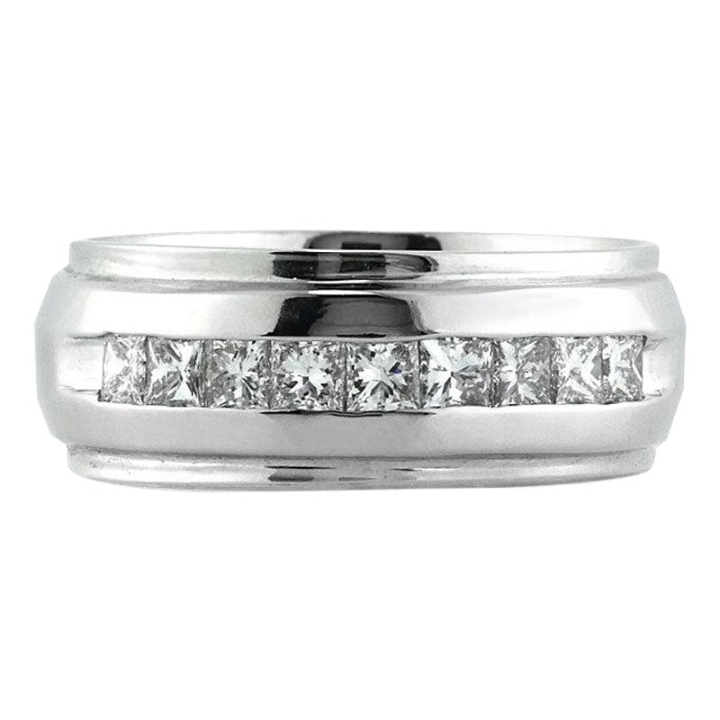 Men
s 1.10ct Princess Cut Diamond Ring