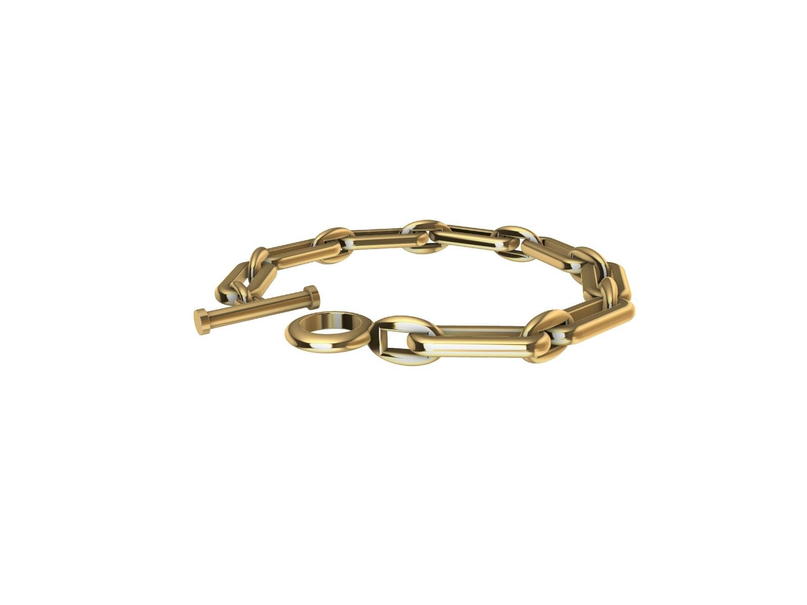 Men's 14 Karat Yellow Gold Chain For Sale 5