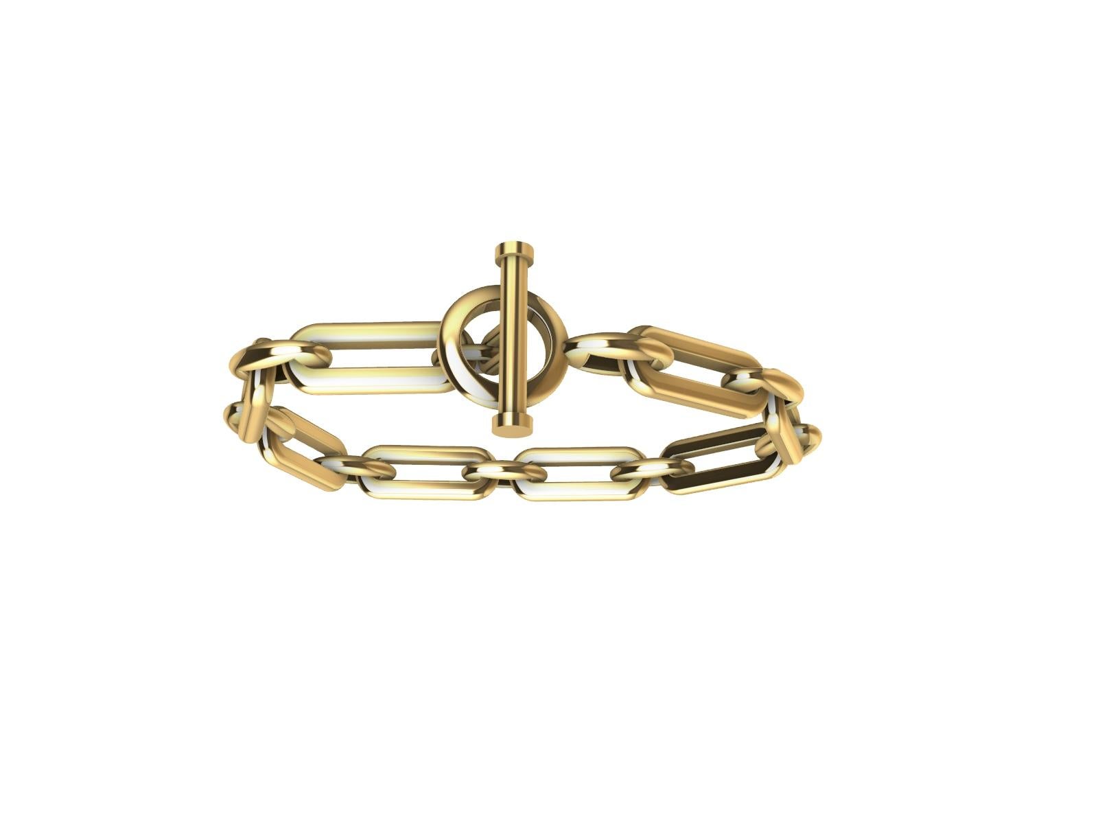 Women's or Men's Men's 14 Karat Yellow Gold Chain For Sale