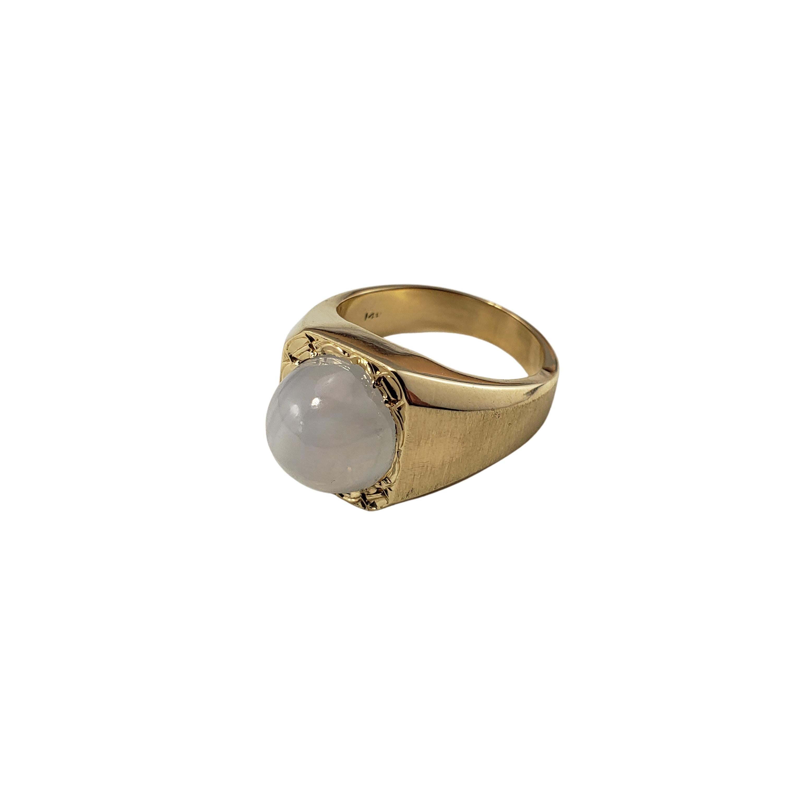 14k gold star sapphire ring