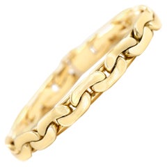 Men's 14K Gold Italian Link Bracelet