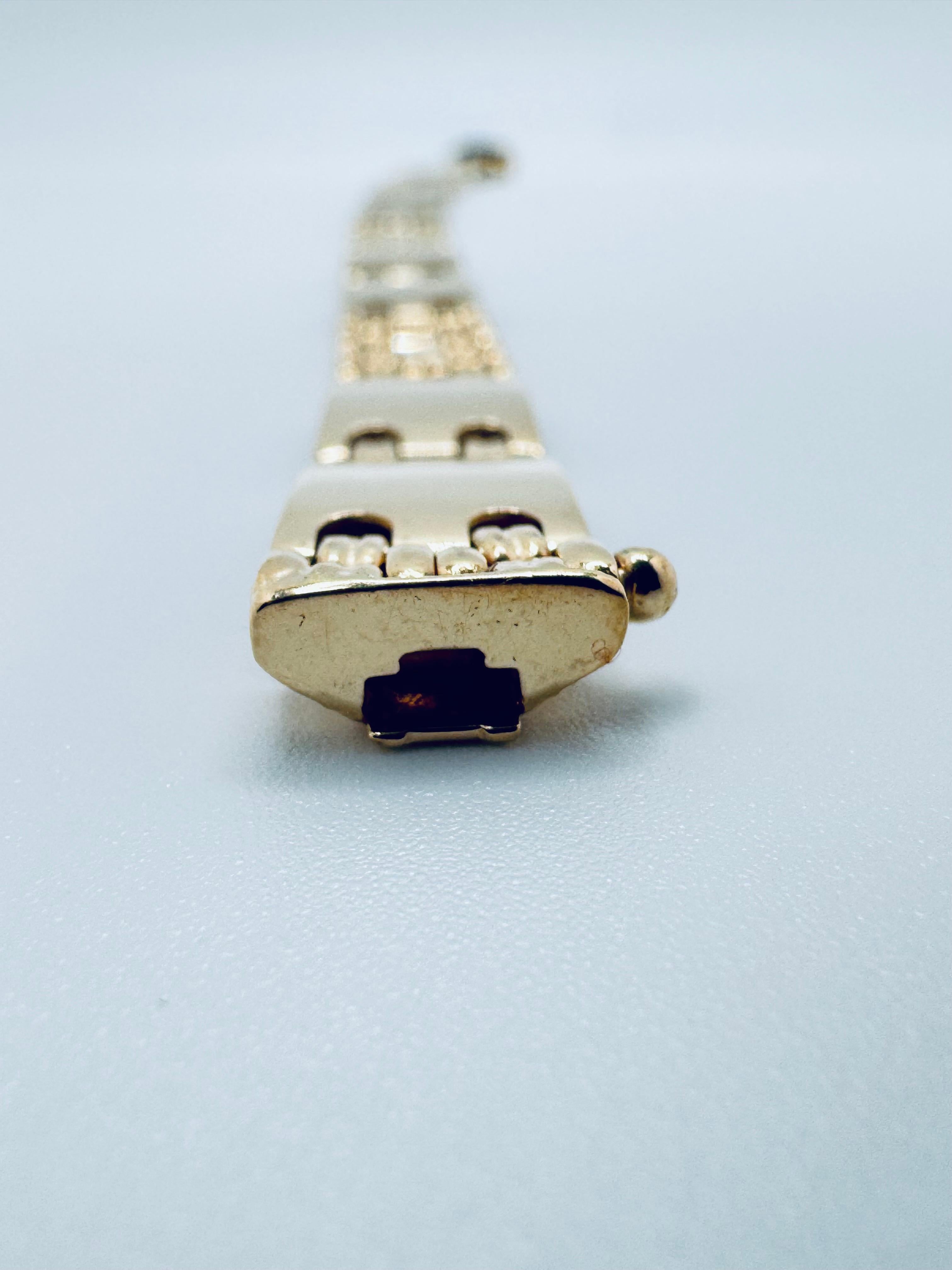 De los hombres Pulsera de eslabones anchos de oro de 14 quilates para hombre - 9,5 mm, 8 pulgadas en venta