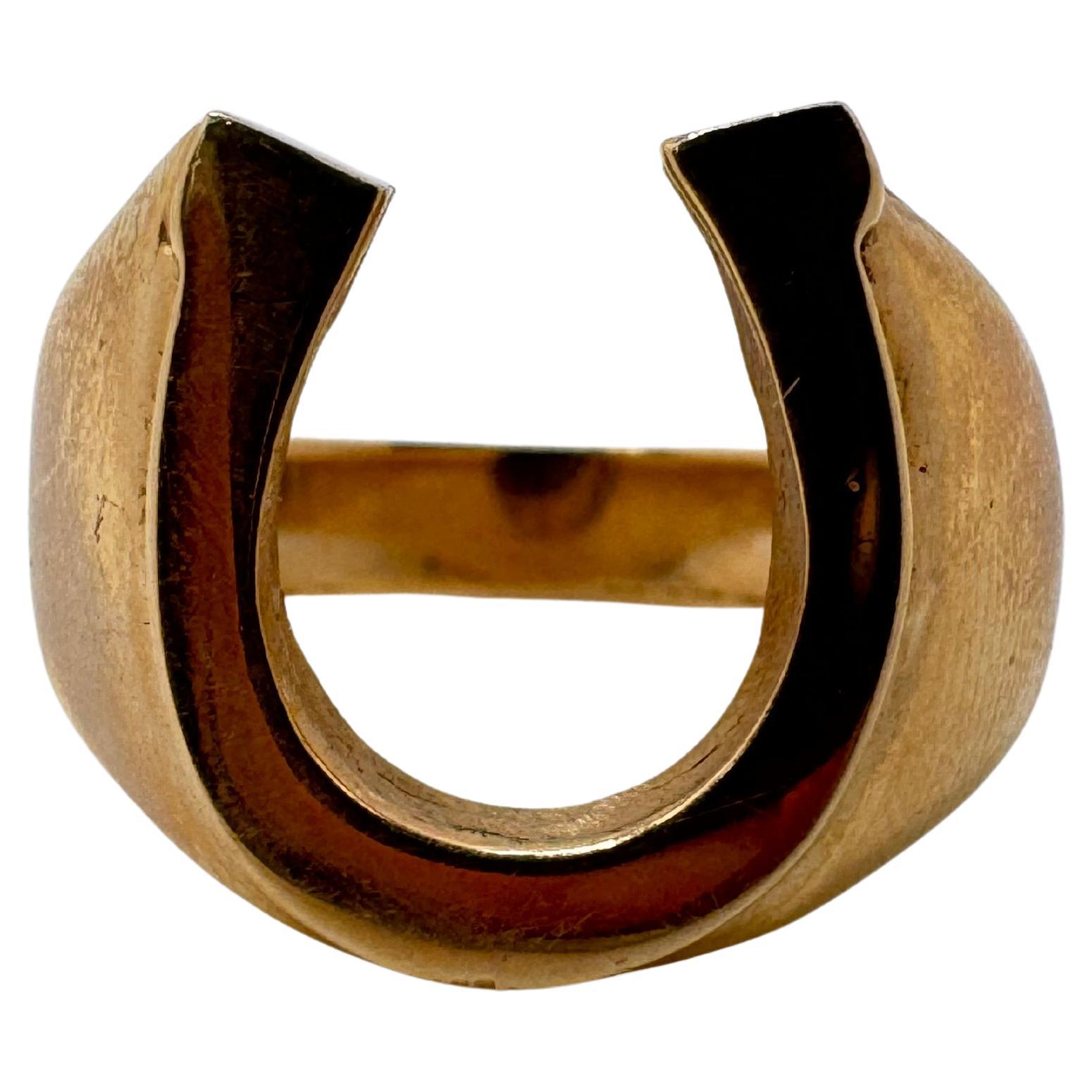 Men's 14K Horseshoe Ring