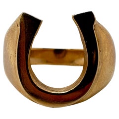 Men's 14K Horseshoe Ring