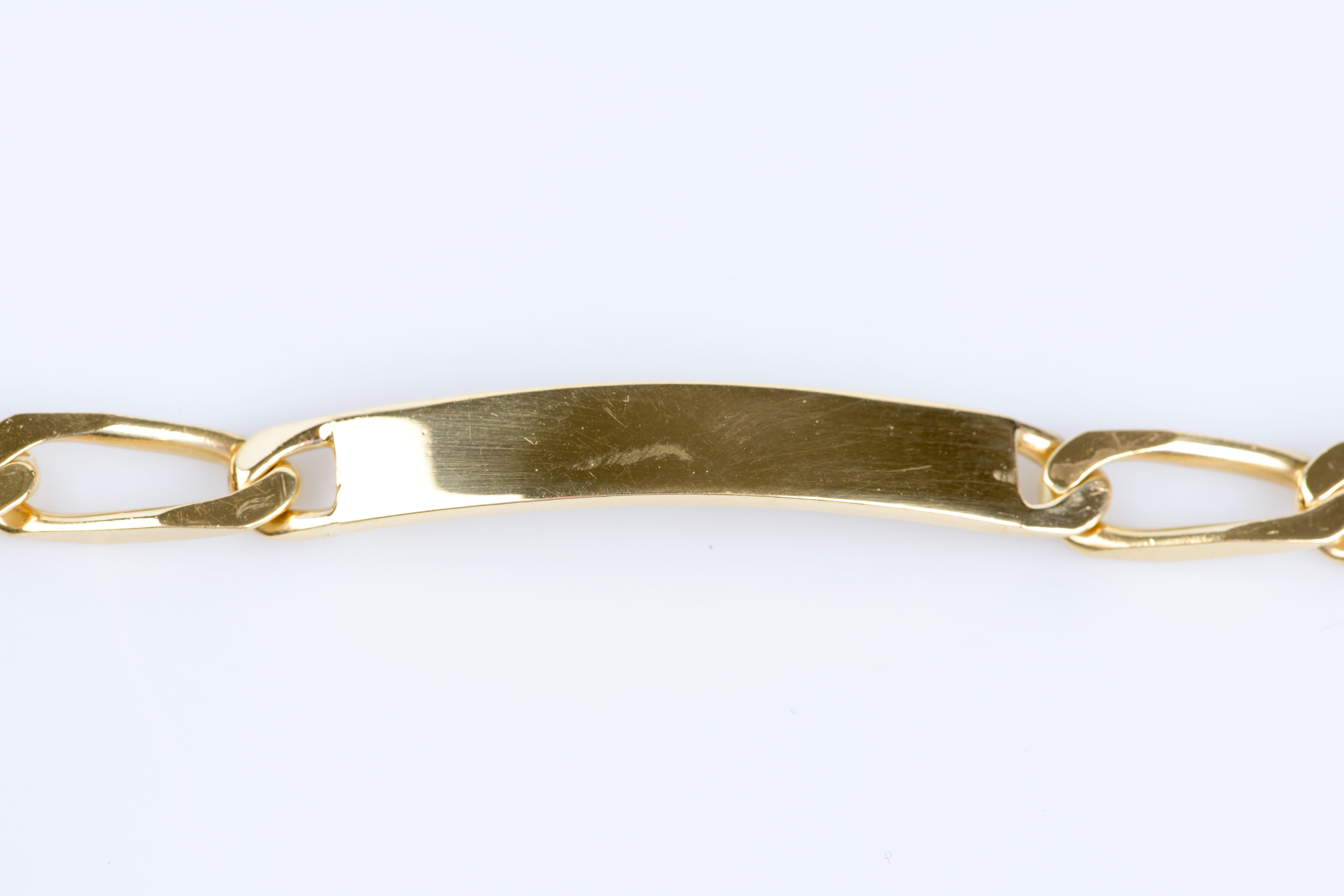 mexican baby gold bracelet